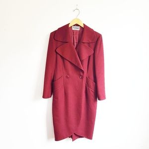 Gianfranco Ferre Vintage Burgundy Double Breasted